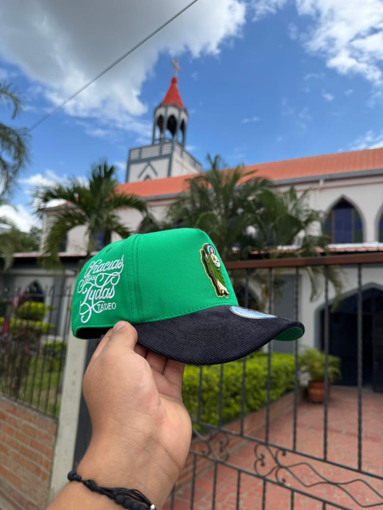 GORRA PREMIUN DE  SANJUDAS  VERDE