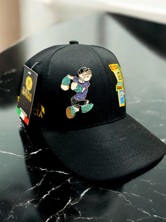 GORRA PREMIUN POPEYE EN NEGRO