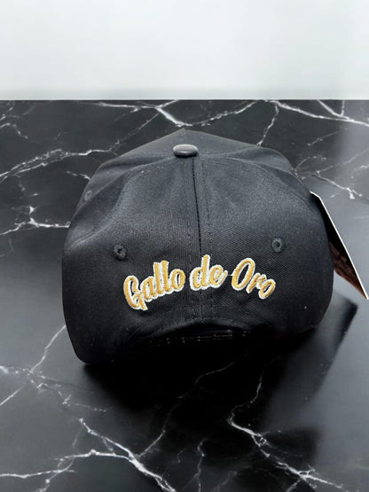 GORRA FINO PREMIUN DE GALLO  NEGRA